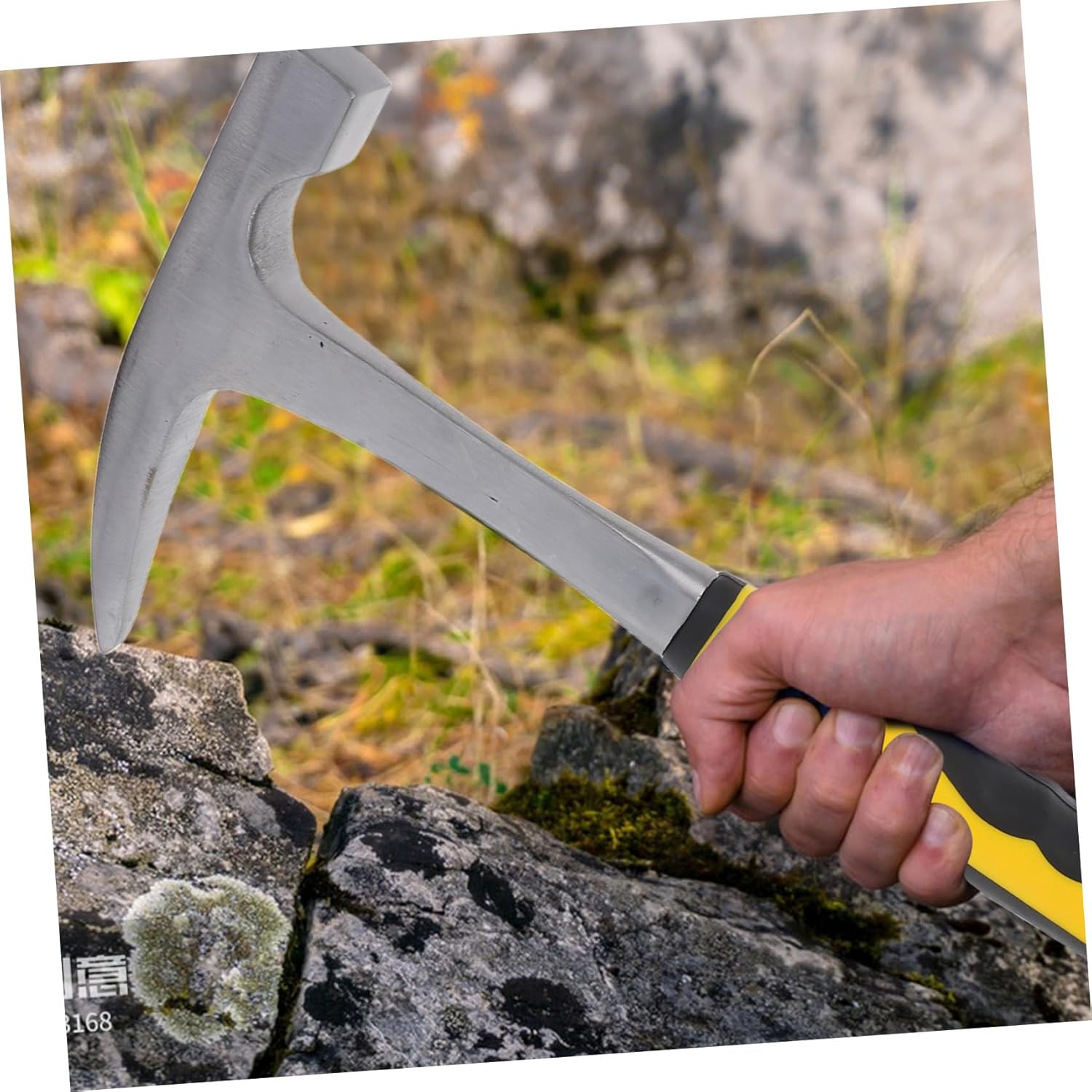 jojofuny Heavy-duty Geological Hammer with Pointed Tip and - Handle for Rock Hunting Ergonomic Design for Outdoor Exploration and Archaeology Tools