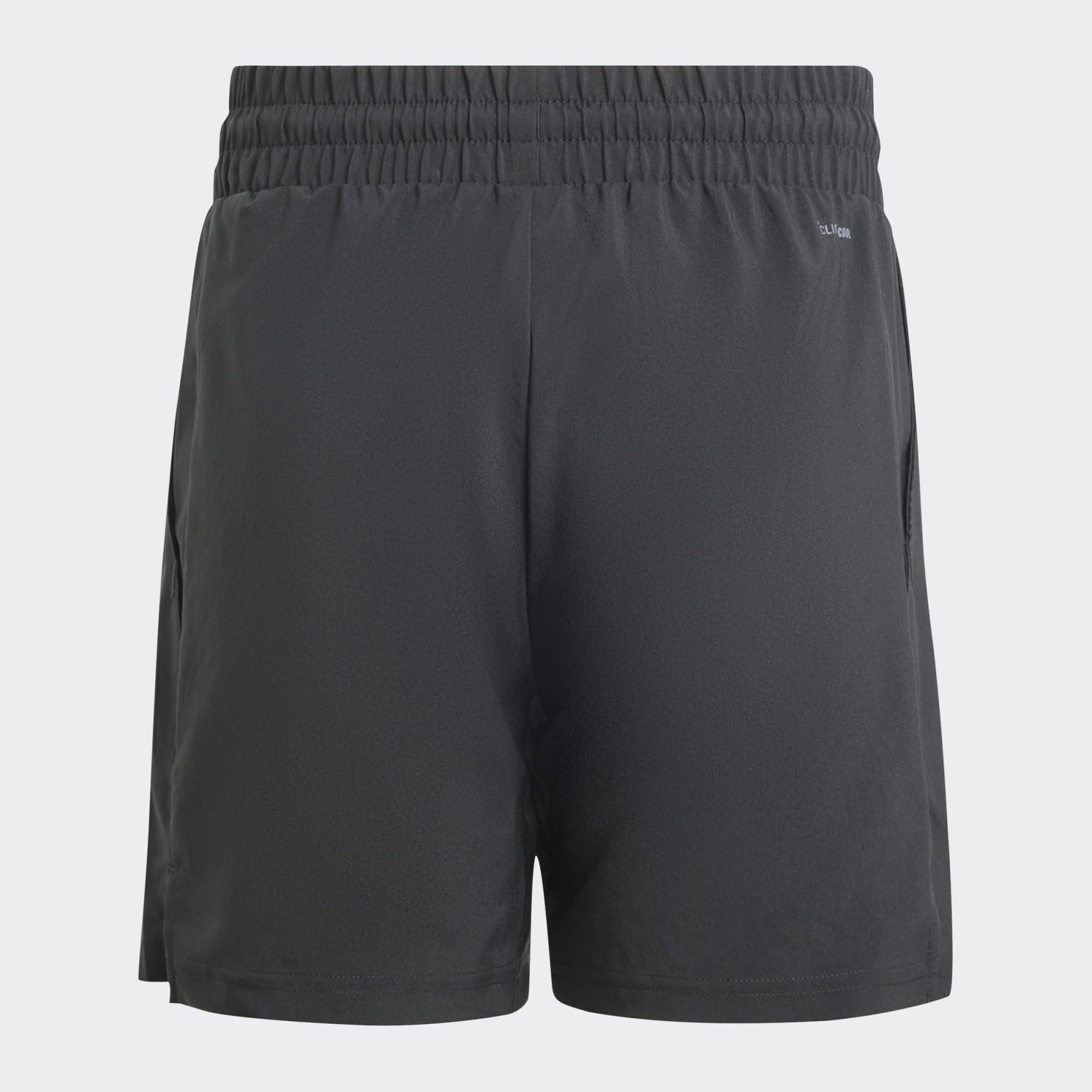 adidas Bambini e Ragazzi Boys Club Tennis 3-Stripes Shorts, Black, 5-6 Years