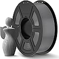 JAYO PLA+ Filament 1.75mm, Stronger Resistance PLA Plus Filament for 3D Printer, Dimensional Accuracy +/- 0.03mm, Neatly Wound, 1.1kg Spool (2.42 LBS, 330M), PLA+ Gray