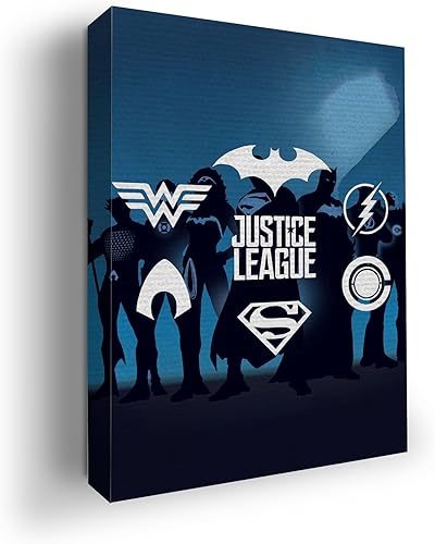 Miniatura 62 de Flassh by Mavis Print: decoración de pared de 18 x 24 pulgadas de DC Comics | Arte de pared impreso en HD y enmarcado de madera | Decoración de