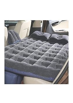 FOCUS PRODUCT Car Inflatable Air Mattress for car Bed in and Comfortable to and Havy Mattress (Black) (White) (White)