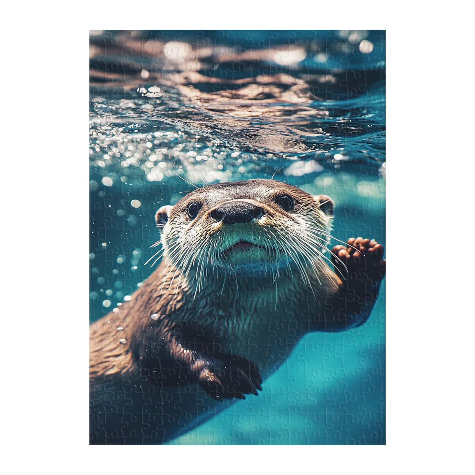 Puzzle 1200 Pezzi, Lontra Animale Puzzles, Puzzle Impossibile Gioco Logici Sfida Difficile Puzzles 1200 Pezzi per Adulti
