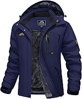 Vista 6 de MAGCOMSEN Chaqueta de Esquí para Mujer Impermeable Aislada Chaqueta de Nieve Cálida Resistente al Viento Abrigos de Invierno con Capucha Chaqueta