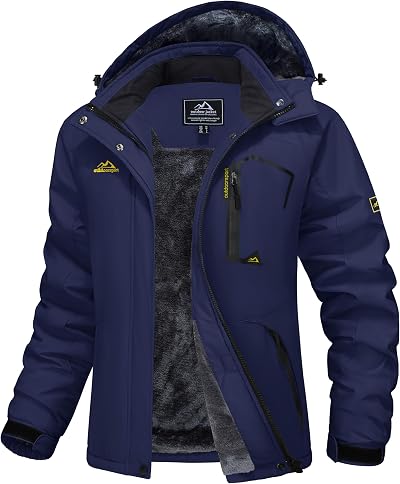 MAGCOMSEN Women's Winter Coat Waterproof Ski Snow Warm Jacket