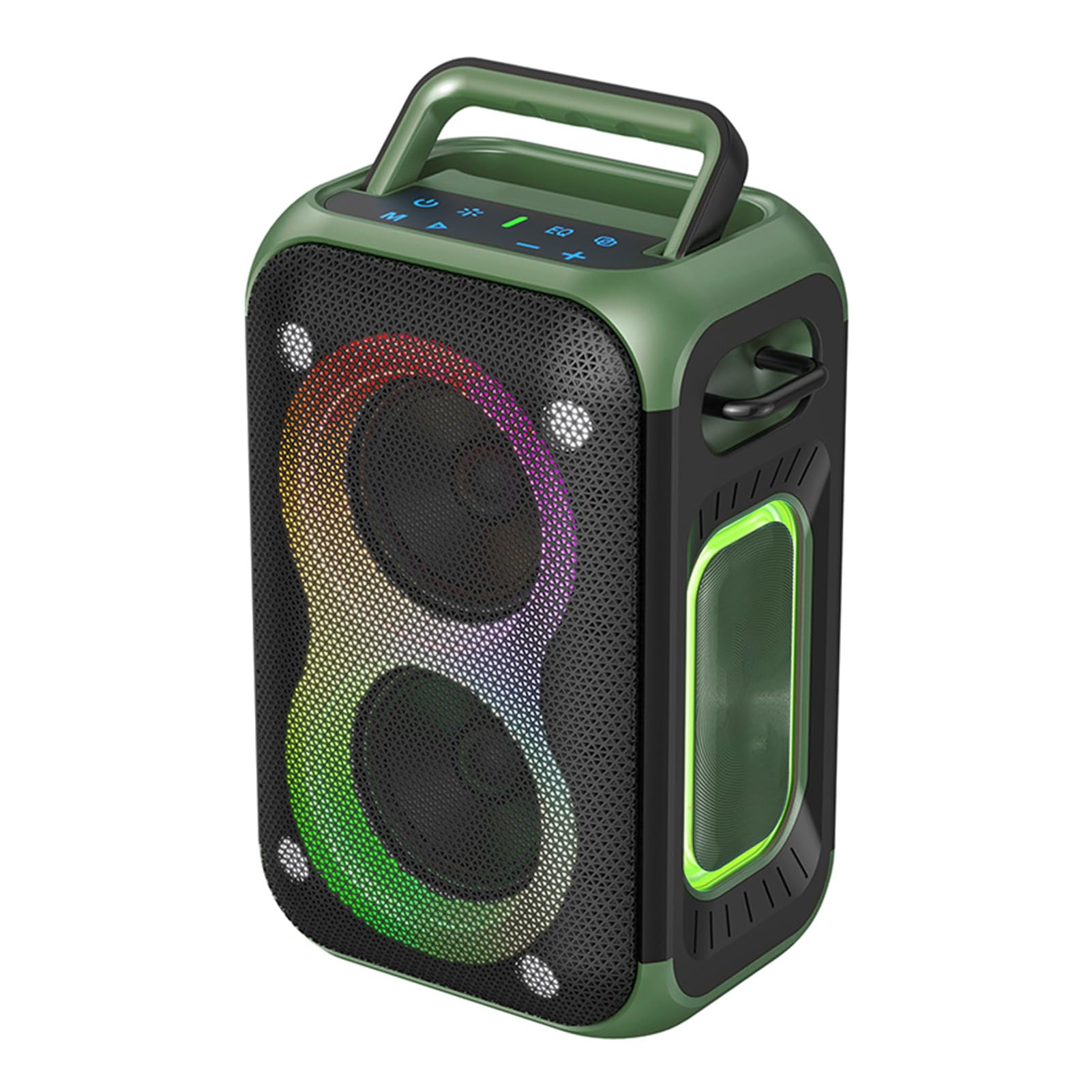 Custodia Portatile per Altoparlante Bluetooth Wireless per (GREEN)