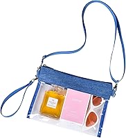 Vista 18 de Clear Stadium Approved Crossbody Bag Transparent Tote Purse for Work Concert Sports