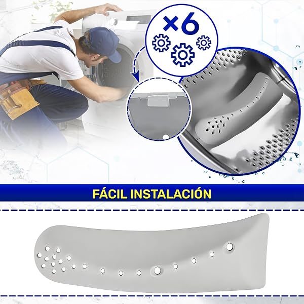 3 Pieces Washing Machine Drum Flap with Original Code 41021913 for Candy for Hoover - 10 Year Warranty - MONTERAL - 4