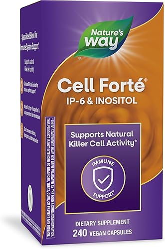 Natures Way Cell Forté - Suplemento IP-6 e inositol sin gluten vegano 240 cápsulas Natures Way Cell Forté - Suplemento IP-6 e inositol sin gluten vegano 240 cápsulas