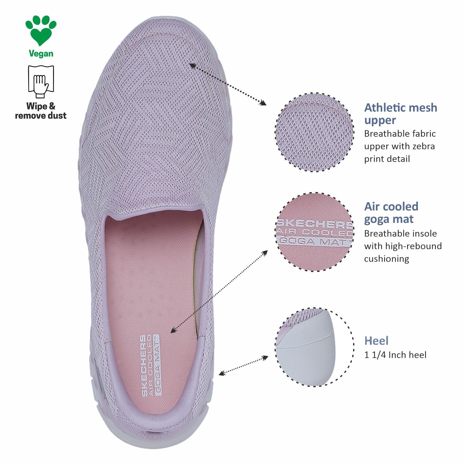 Skechers Women's Go Walk Smart 2 Slip Ons 5 71fPPtegPWL. SL1500