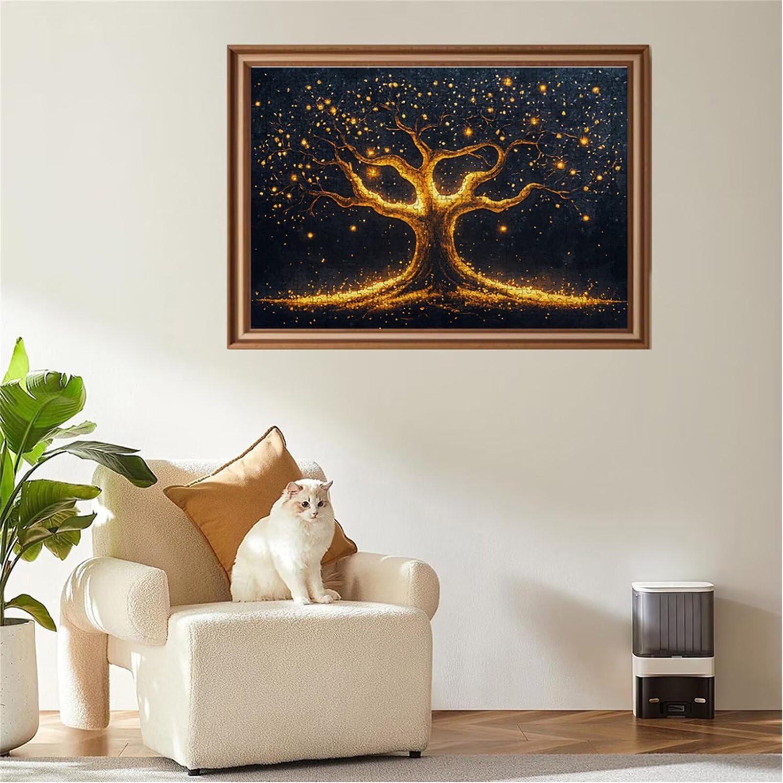 Puzzle 1000 elementów Dream Puzzle Drzewo Układanka Dorosły, Stymulator Idealny na klasyczne wieczory gier DIY Antystresowa Duża układanka dla dorosłych i dzieci od 14 lat E-2