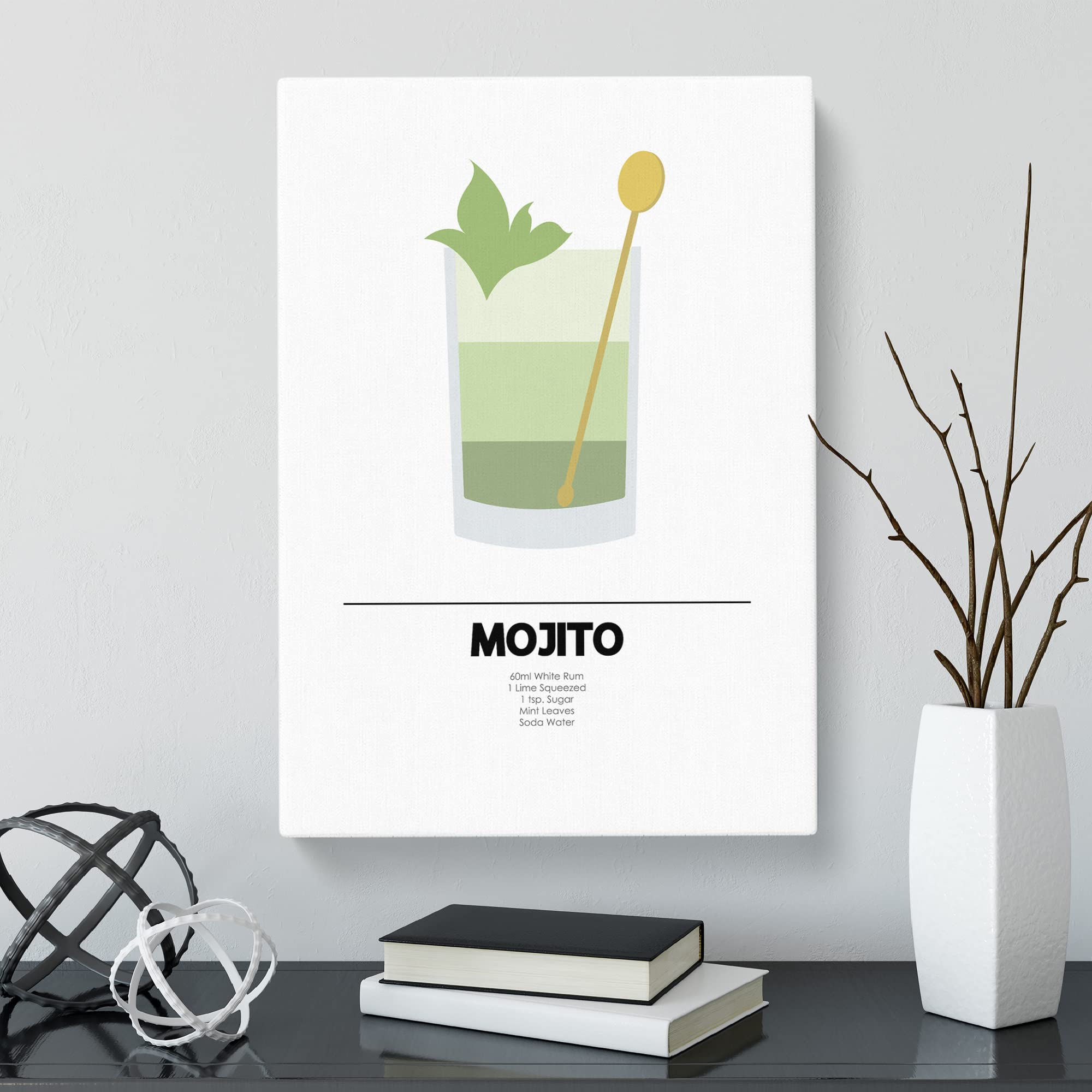Mojito Canvas Print, Mixed, 25L x 50W cm - Image 2