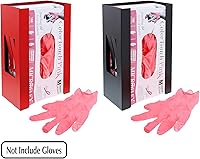 Vista 15 de EMENTOL Magnetic Glove/Tissue Dispenser Holder, Red Glove Dispenser Wall Mount, Mount onto Tool Box or in Workshops