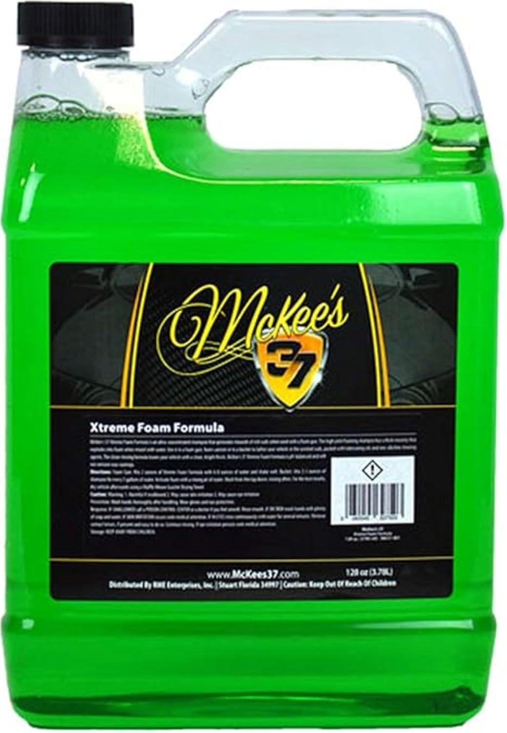 McKee's 37 MK37-801 Xtreme Foam Formula Shampoo, 128 oz.