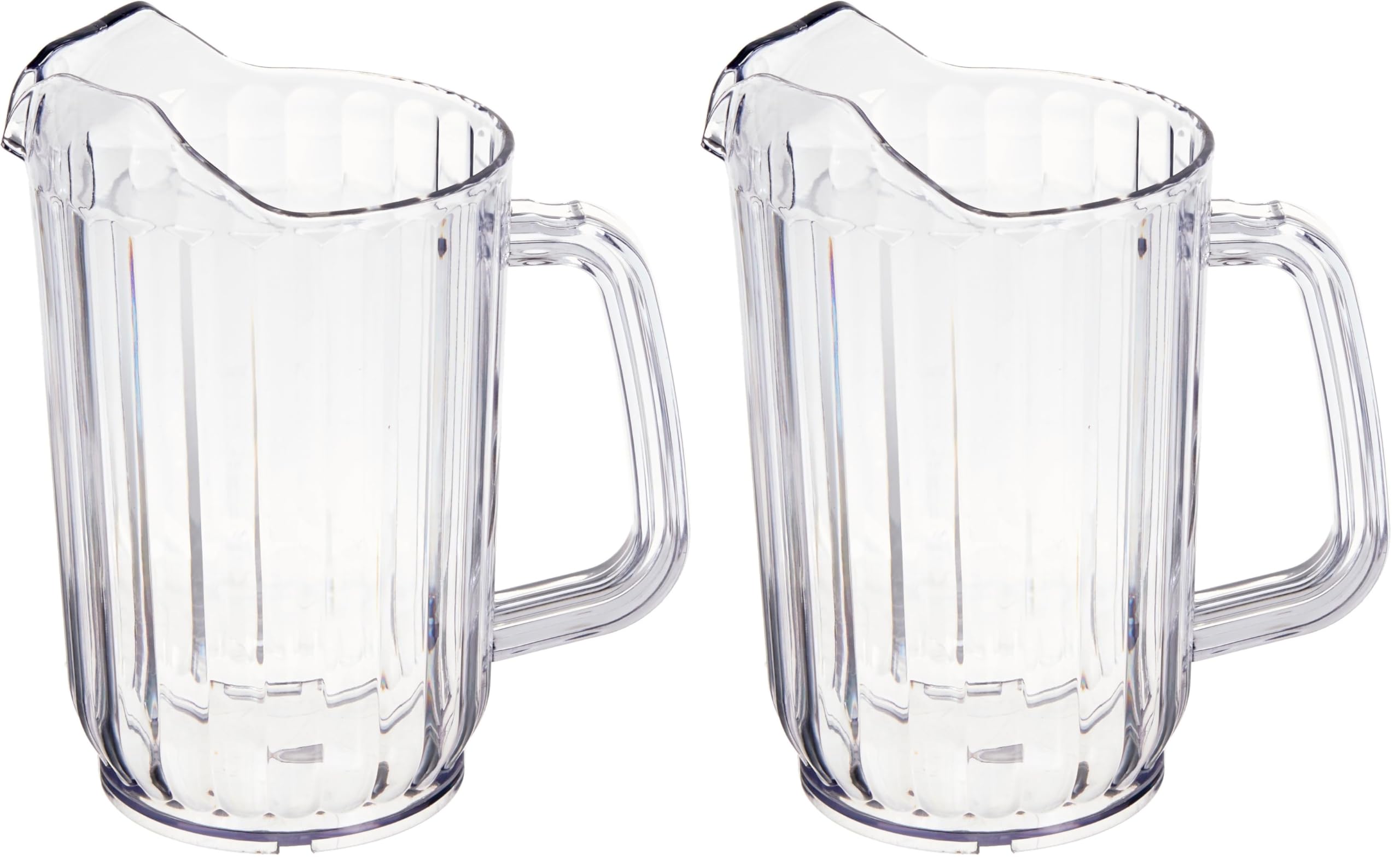 Winco 32 Ounce (Pack of 2) / Claro / 32.0 ounces Jugs