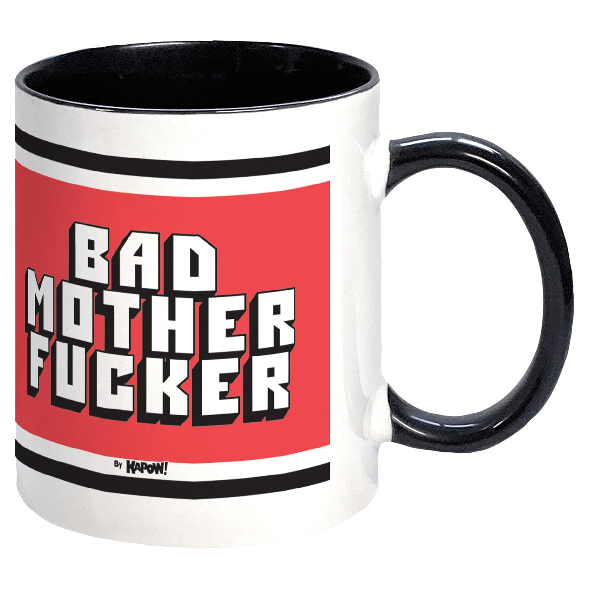 Bad Mother Mug. Cool Pulp Fiction Style 90's Movie Gift, Ceramic, 250ml