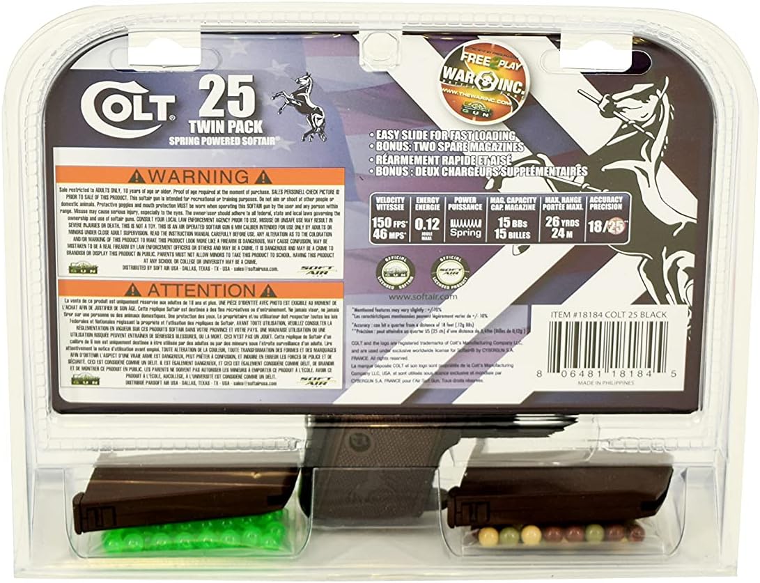 Colt .25 Spring Airsoft Pistol