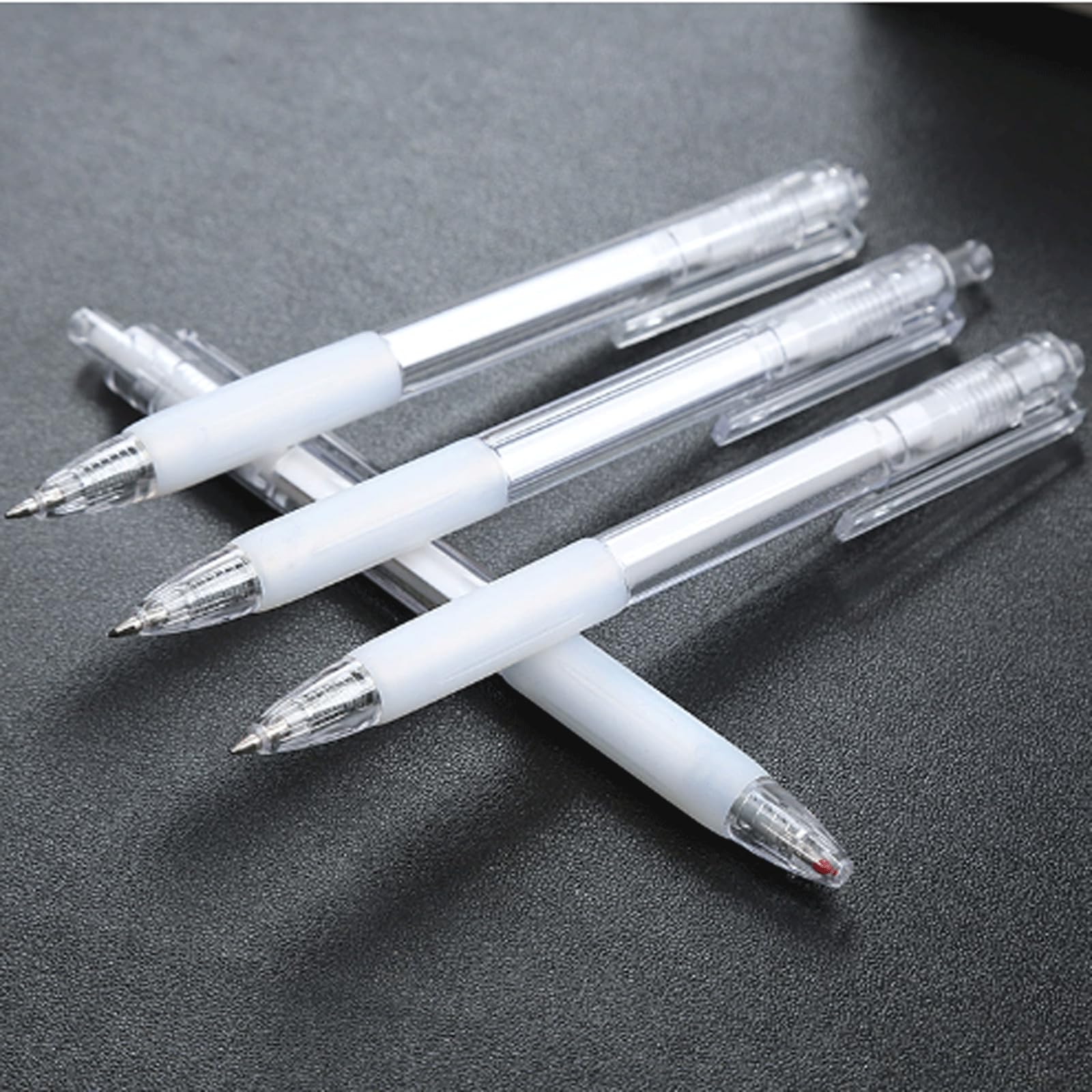 penna gel penna inchiostro gel penna gel 6 pezzi 0,5 mm penna da scrittura impugnatura in gomma morbida per diario scrittura firma penna da lavoro inchiostro nero