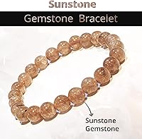 Vista 192 de Pulsera de turmalina negra, pulsera de cristal curativo natural para mujeres y hombres, pulsera de cuentas redondas de 0.315 in para espiritual