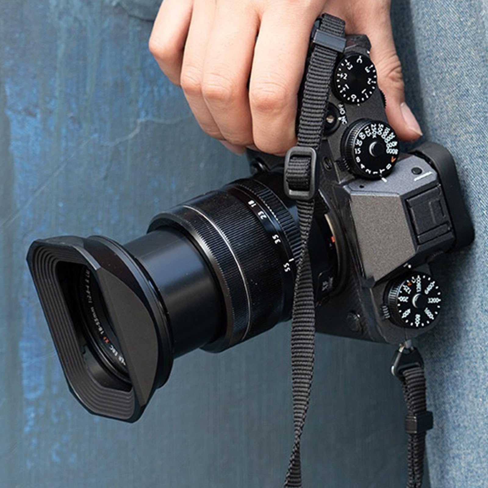 XF18-55 Supporto adattatore per obiettivo da 18-55 mm X -T30II -T30II -T30II -T30II -T30II -T30II -T30 -T20 fotocamera di protezione ombra quadrata