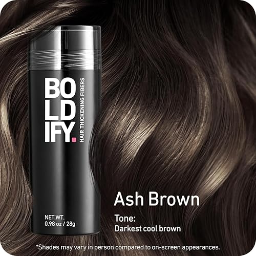 Miniatura 111 de BOLDIFY - Fibras de pelo para el cabello fino (gris), indetectables, botella de 2 onzas; oculta completamente la pérdida de cabello en 15 segundos