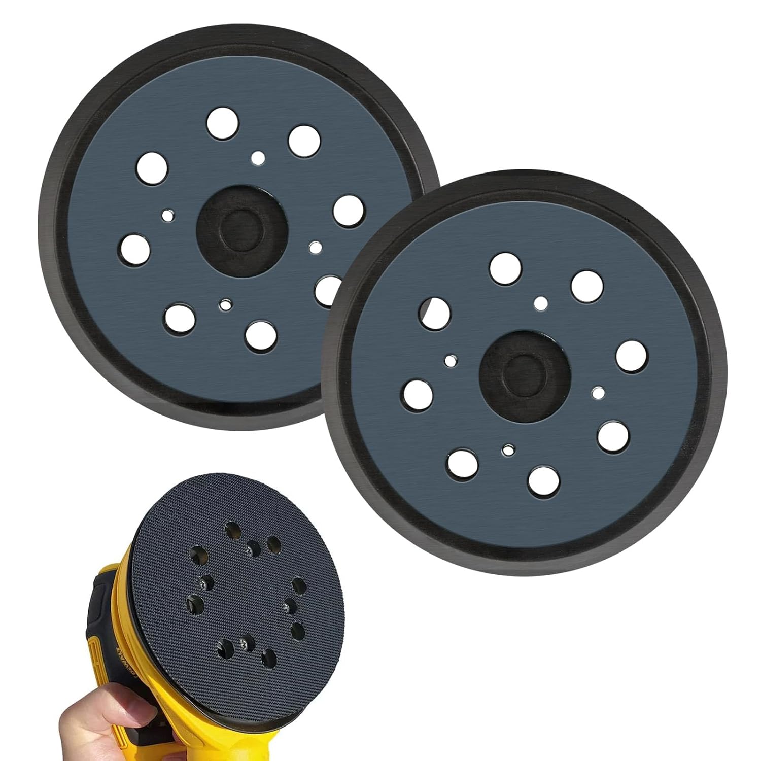 Stützteller 180mm Für Exzenterschleifer - 7 Zoll Mit Staublöchern