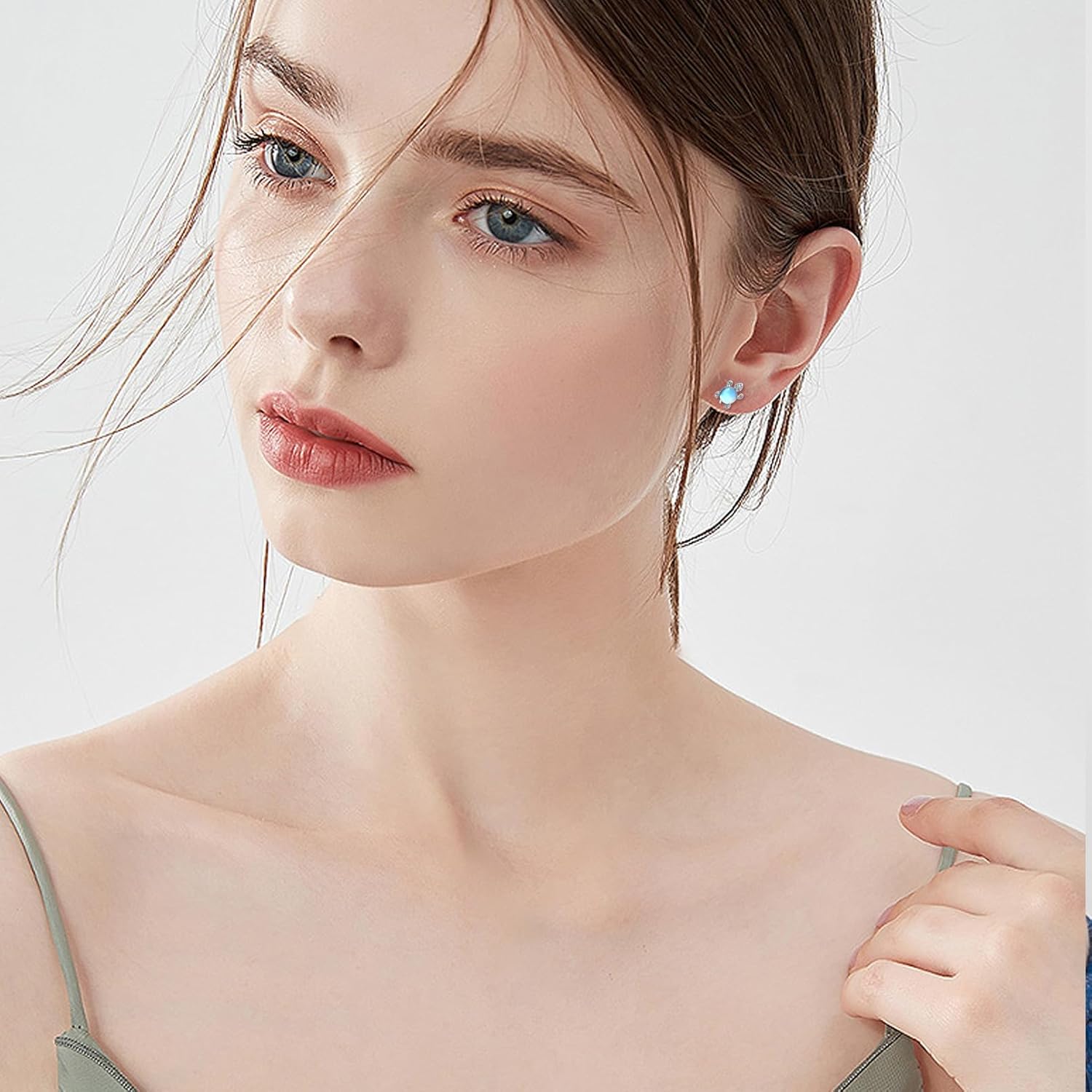 925 Sterling Silver Turtle Earrings Animal Stud Earrings Ocean Jewelry Gifts for Women Friends Daughter Halloween Birthday Christmas Anniversary - Image 5