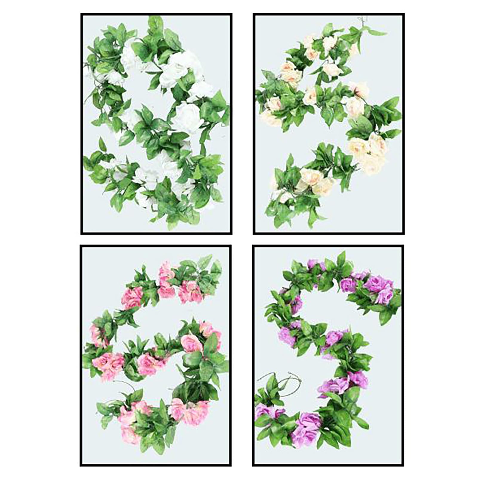 Fiori artificiali Decorazione per esterni, Piante di fiori finti in plastica, fiori da giardino artificiali per interni ed esterni, da appendere, giardino, casa, portico, matrimonio, festa, ingresso