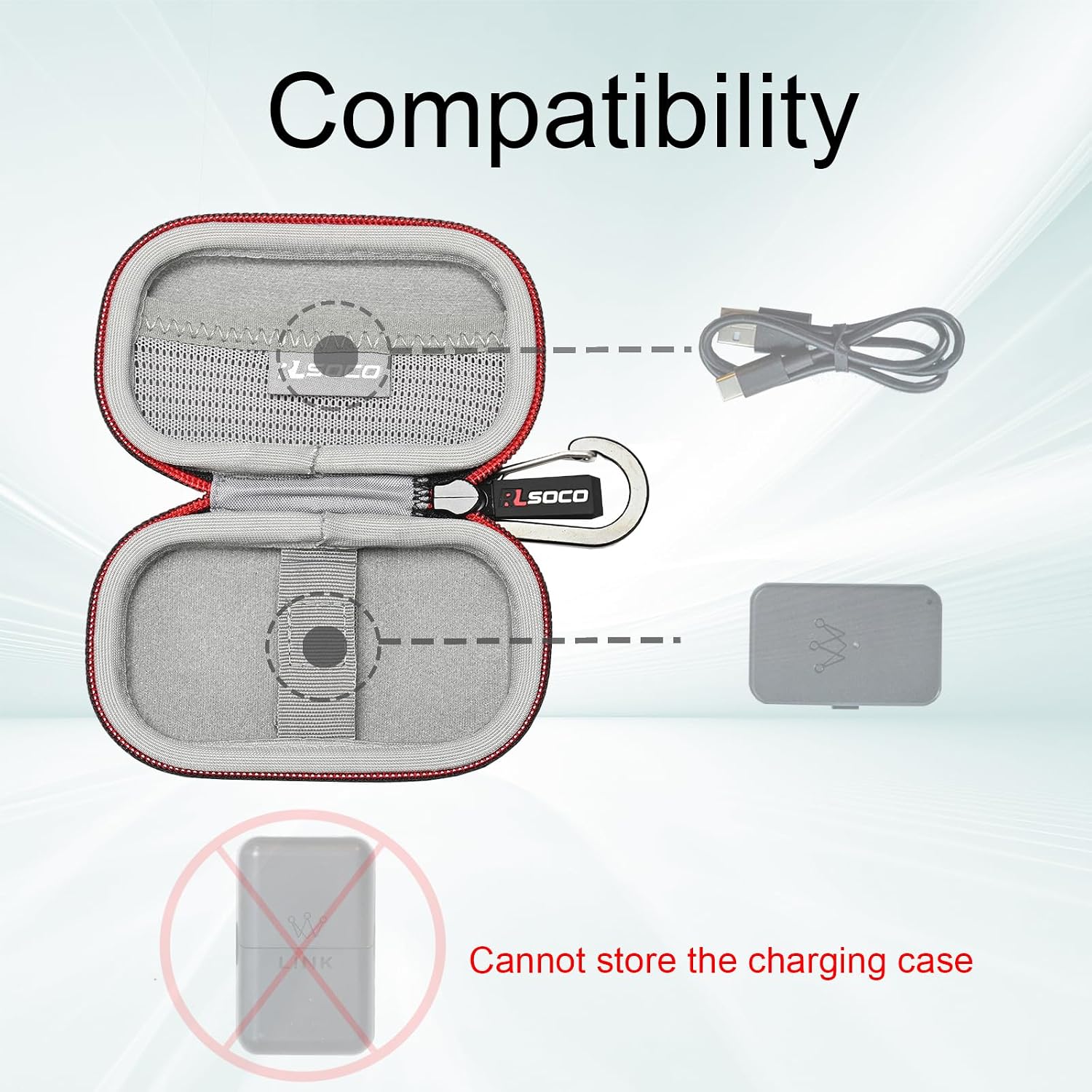 Carry Case Compatible with Arccos Caddie Link Smart Sensors image 5