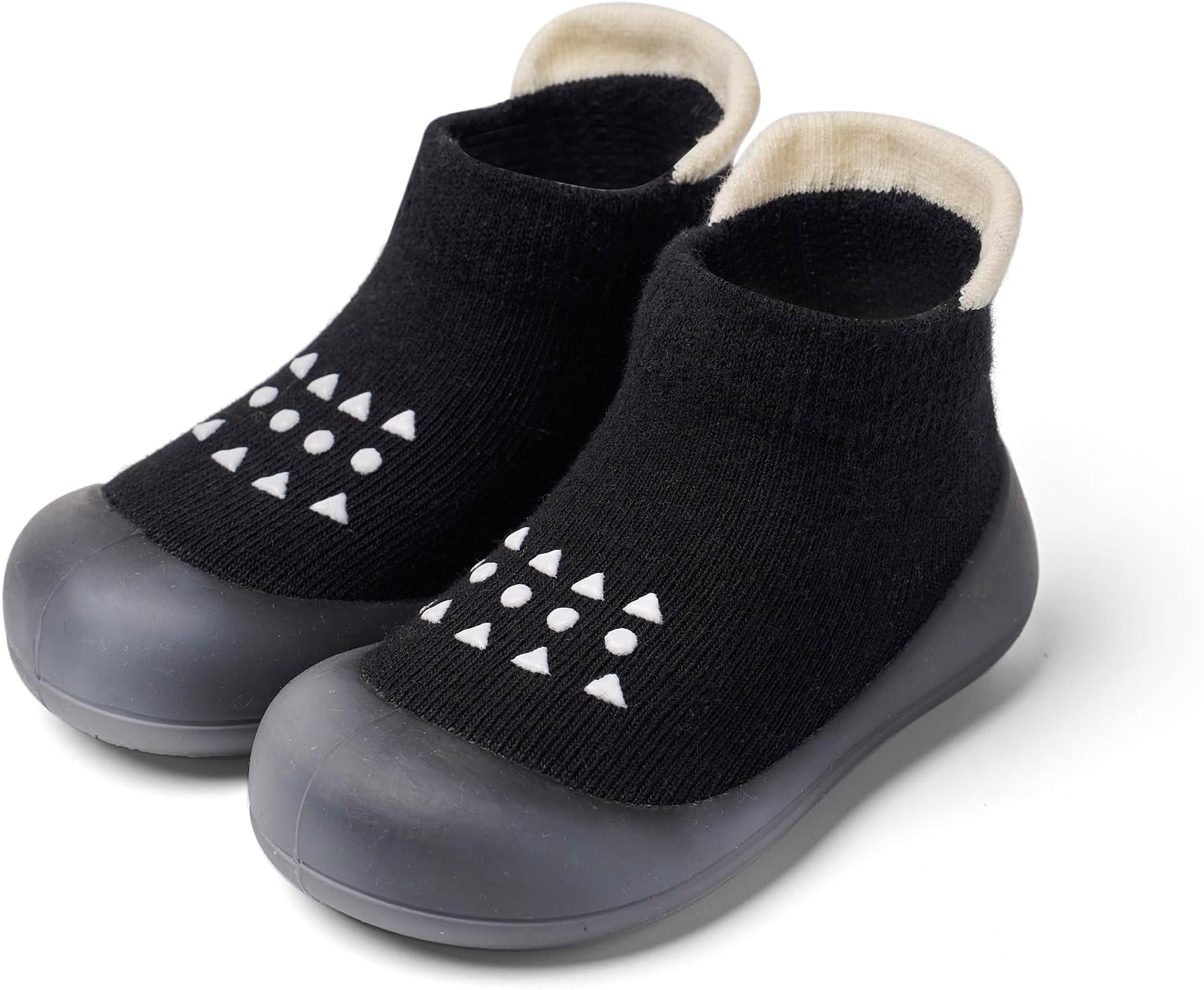 Baby Rubber Sole Non-Slip Running Sock Shoes, Baby Shoes & Trainers, Gifts for Newborns Infants Toddlers Boys Girls Black, AF-39 Black, 9-12 Monate