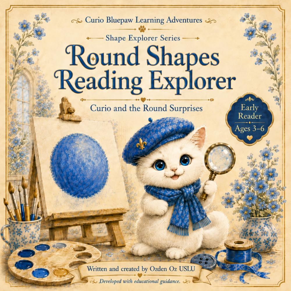 Curio Bluepaw Learning Adventures: Round Shapes Reading Explorer (Shape Expolorer Series)