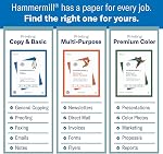 Hammermill Colored Paper, 20 lb Blue Printer Paper, 8.5 x 11 - 1 Ream (500 Sheets) - Made in the USA, Pastel Paper