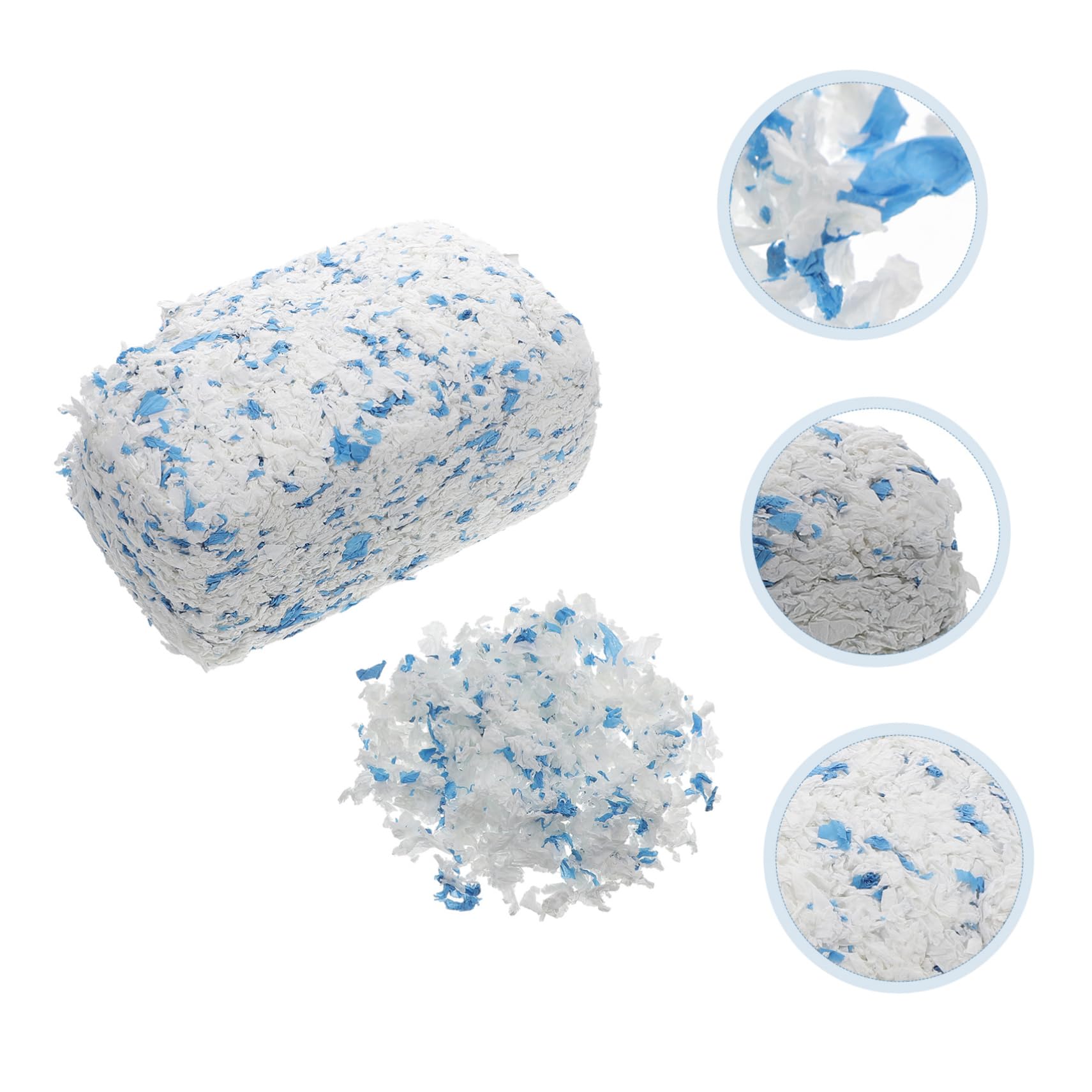 Mipcase Lettiera in Carta a Bassa Polvere per Gerbillo e Cincillà, Assorbe L’umidità, Mantiene la Gabbia Pulita e Calda, 1 Sacchetto da 450g | Gabbia, Fibra di Carta Morbida, Trattiene L’umidità, Adatta a Lettiera e Nido