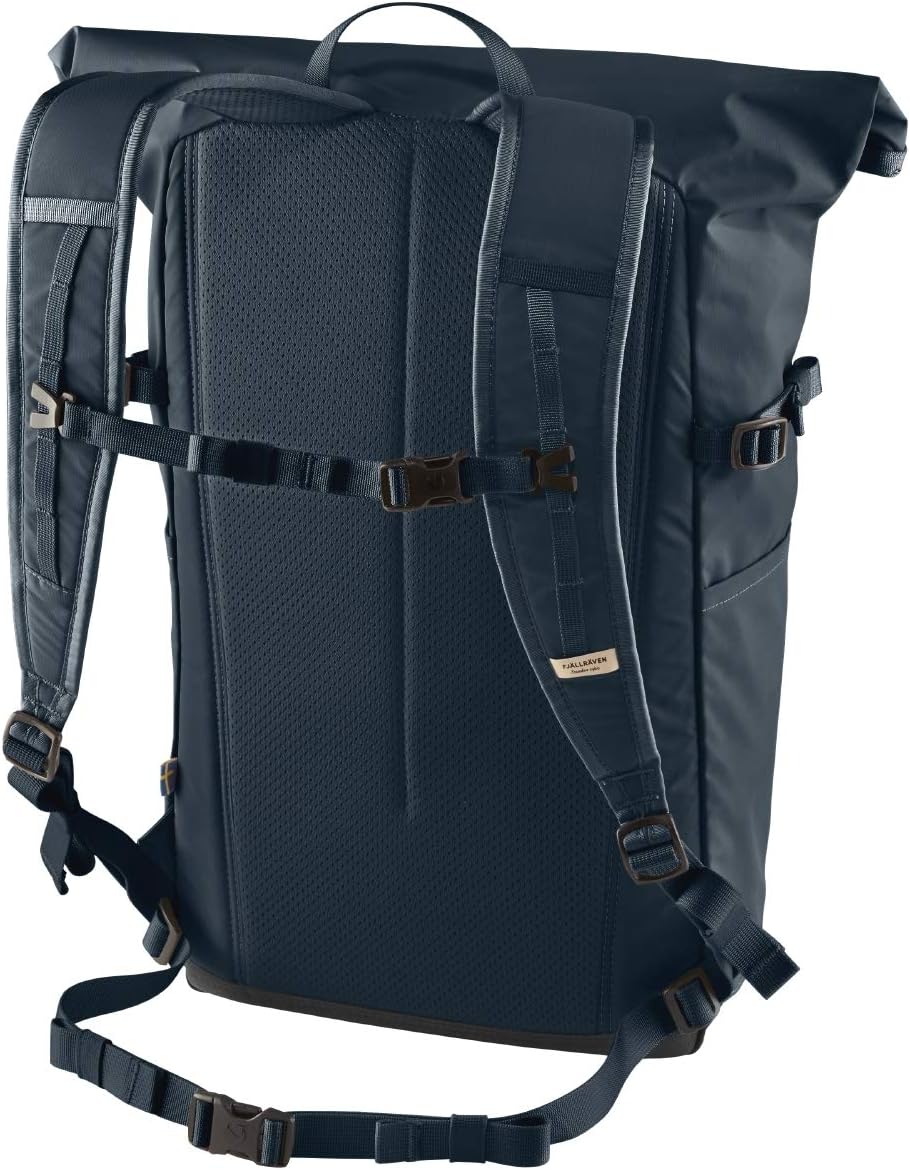 Fjällräven High Coast Foldsack 24 Backpack - Lightweight, Quick-Dry Fabric, Water-Resistant Design - Hiking, Travel, Navy