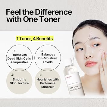 MANYO Galactomy Clear Skin Toner, Brightening & Hydrating Toner with Natural Fermented Filtrate For Pore Care & Even Skin Tone, Suitable for All Skin Types, Korean Skincare 7.1fl oz (210ml)
