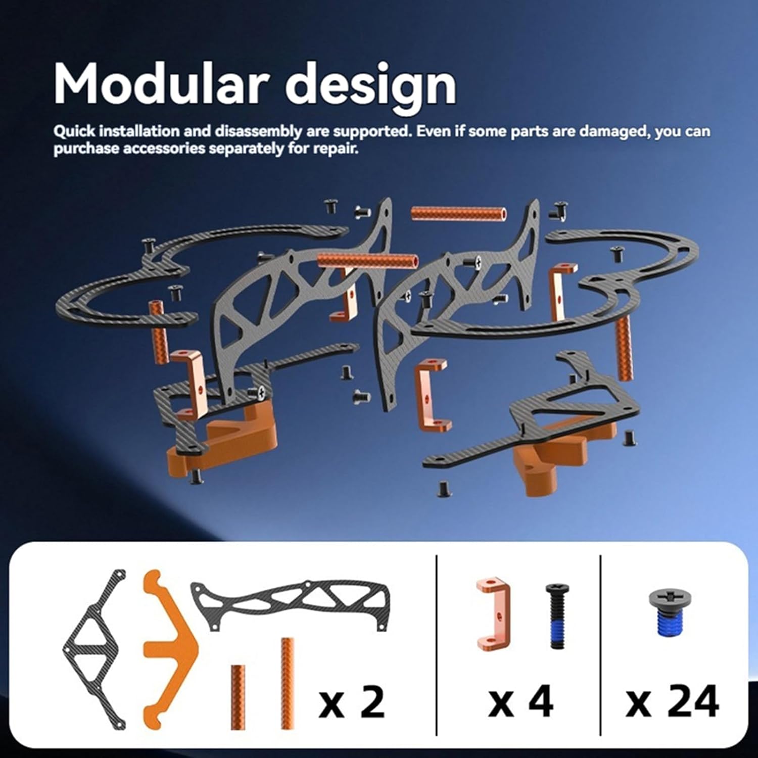 NEO Drone Protection Guard, Gimbal Anti-collision Bumper Shell for DJI Neo, Carbon Fiber Armored Protective Cover Compatible with DJI NEO Drone Accessories