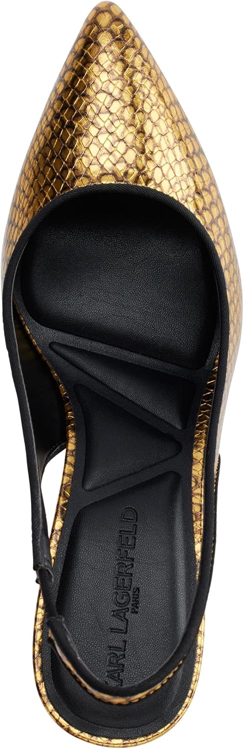 Karl Lagerfeld Women's Rosalyn Pointed Toe Slingback Pump