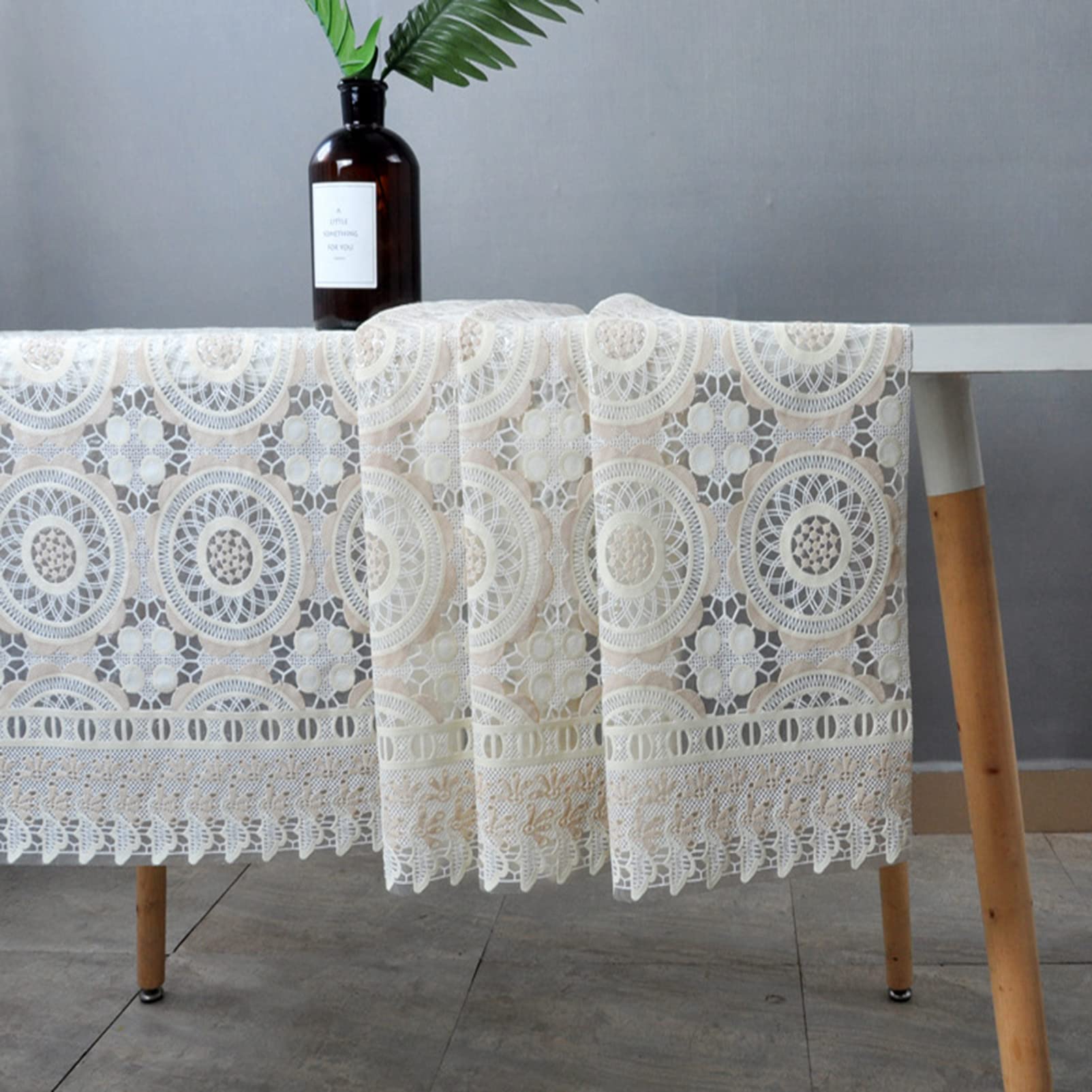 Wodoodporny obrus 80 x 137 cm – trwały pokrowiec na stół z żywicy do użytku wewnątrz/na zewnątrz, idealny na piknik, do kuchni, na imprezy, imprezy i spotkania.