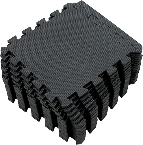 Yostrong Tapete de juego de espuma de rompecabezas de 18 azulejos entrelazados con bordes rectos para jugar tapete de goma para bebés Tapetes de