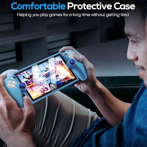 Vista 13 de FYOUNG Protective Case for Playstation Portal, Silicone Soft Grip Cover Case Protector with Full Protection and Non-Slip Thumb Grips Accessories Kit