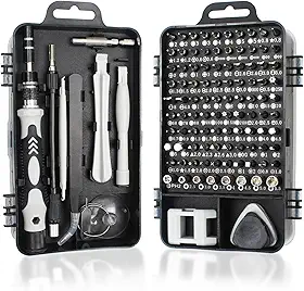 Conjunto de chaves de fenda com mini precisão, conjunto 115 em 1, kit de ferramentas de reparo profissional com driver magnético para celular, computador, laptop, relógio, PS4 e outro