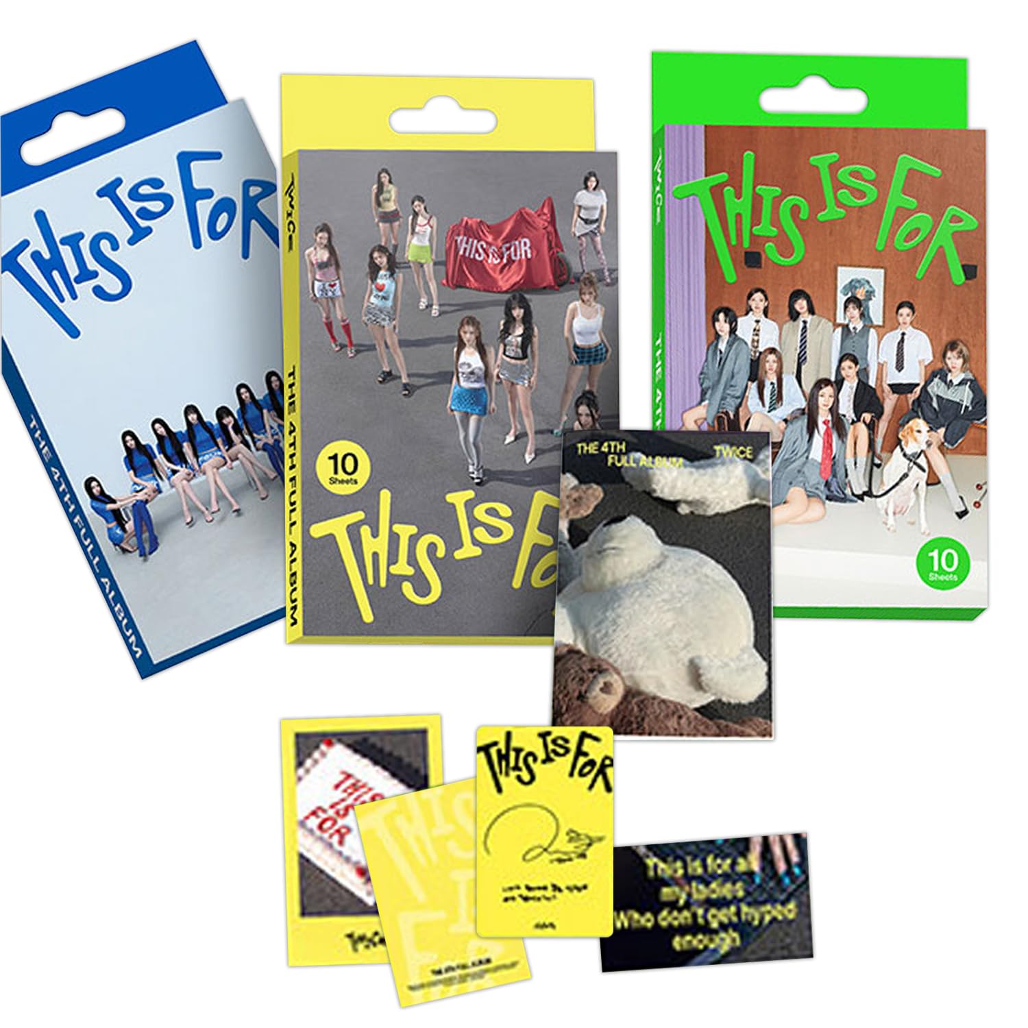 TWICE - The 4th Full Album [THIS IS FOR] (POLAROID Ver. / FOR Ver