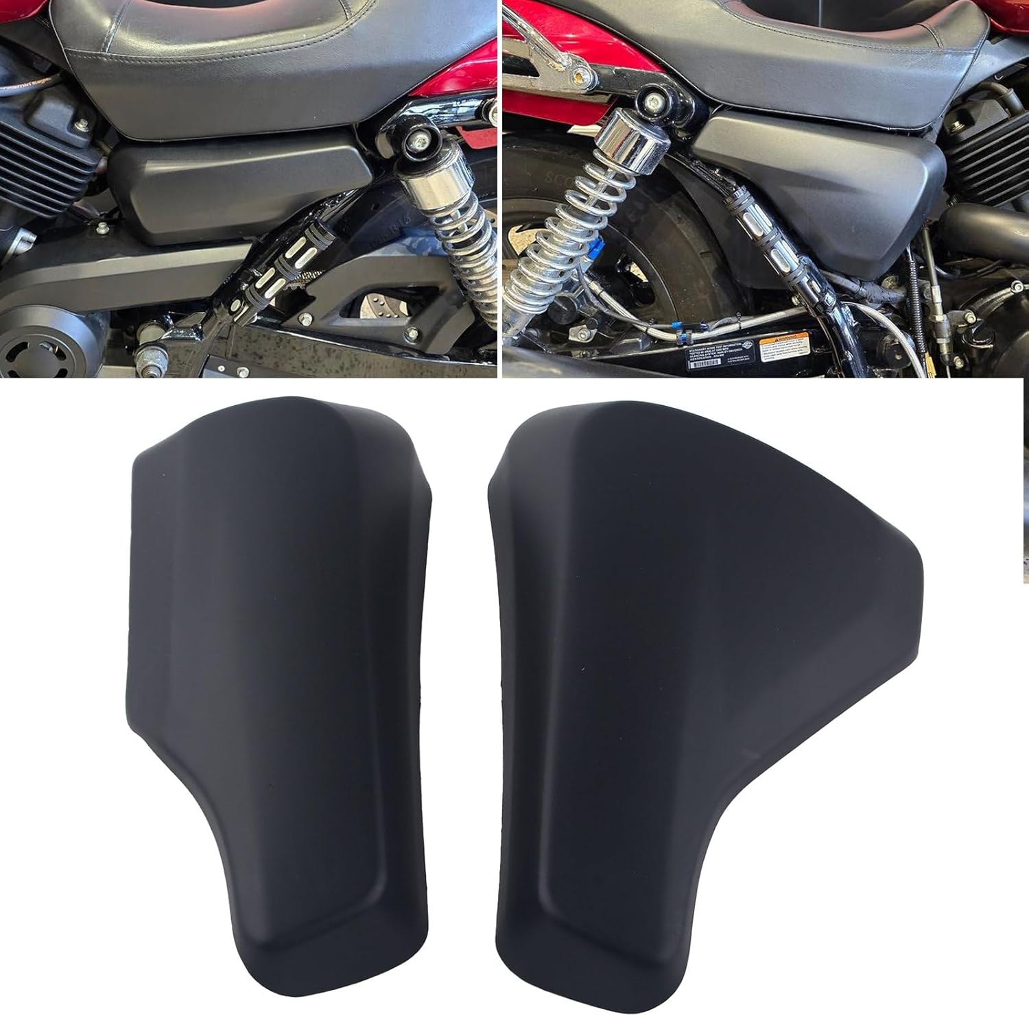 Left & Right Side Battery Cover Trim Fairing Battery Side Panel Compatible with Harley Street 500 750 XG500 XG750 2014-2020
