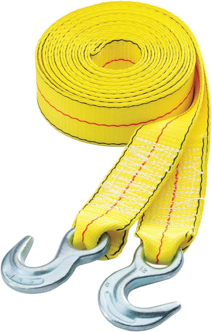 Reese Secure 9545200 15' Tow Strap with Hook Ends