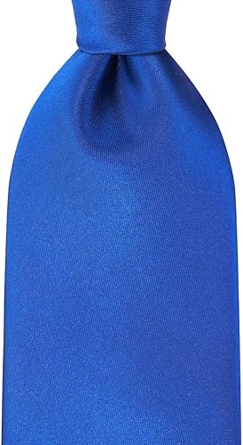 Vista 175 de KissTies Juego de corbatas de satén para hombre + pañuelo de bolsillo Rojo