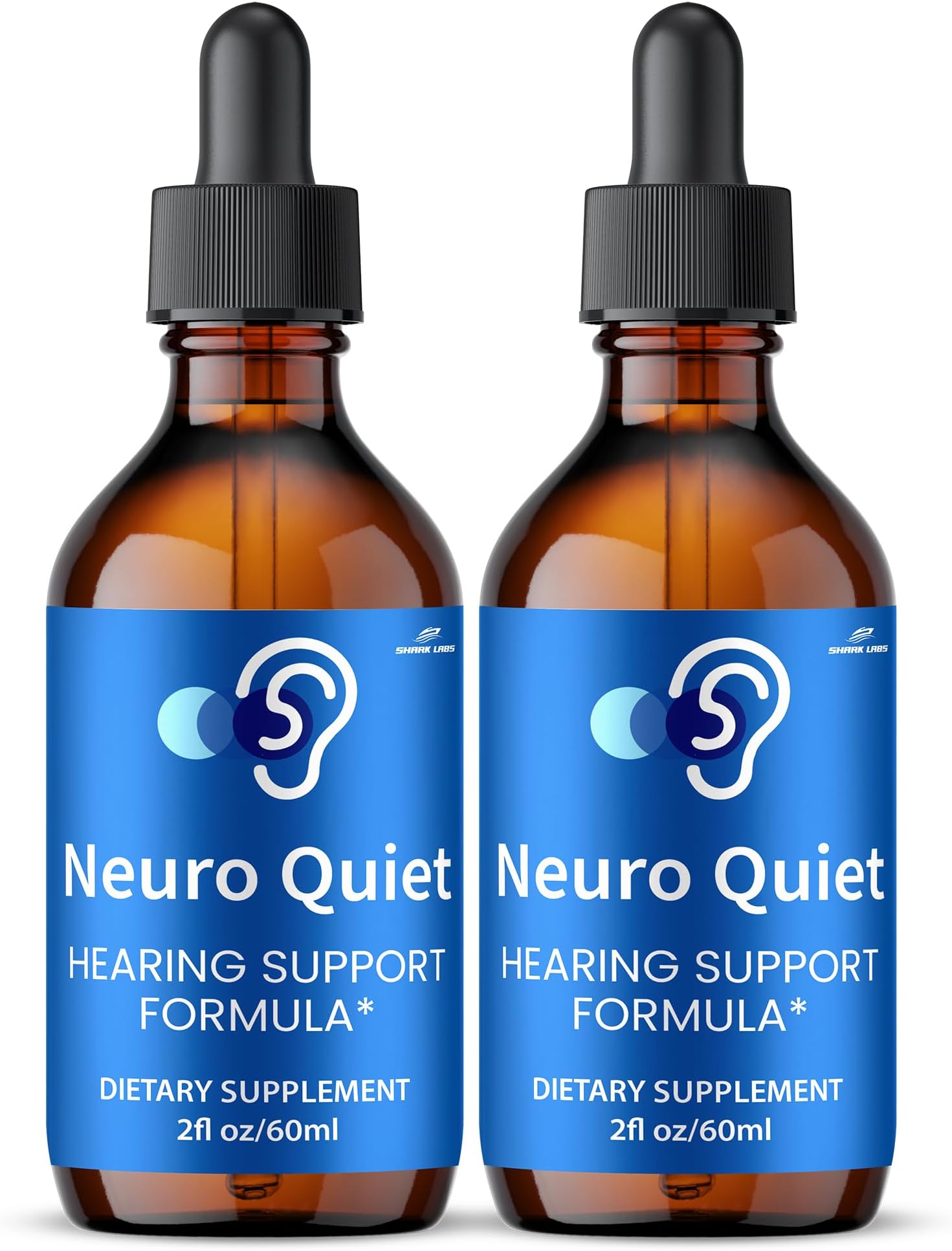 (2 Pack) NeuroQuiet Drops Supplement, Maximum Potency Hearing and Focus Supplement, Neuro Quiet Drops Liquid Extract Vitamin