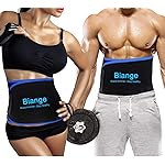 Biange Waist Trainer for Women Men Sweat Belt Waist Trimmer Belly Band Stomach Wraps