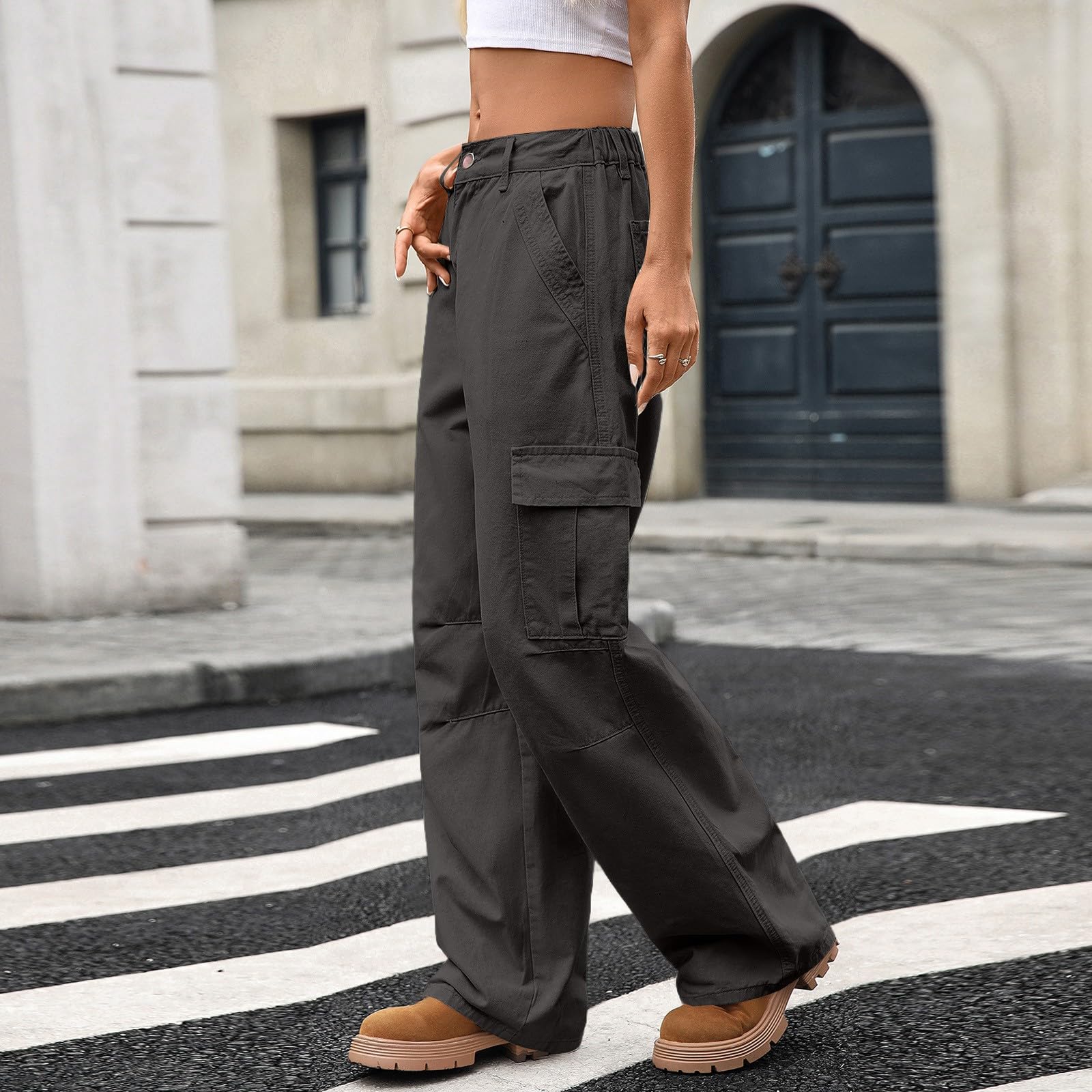 Hosen Für Damen Personalisierte Street Straight Leg Jeans Damen, Lockere Und Schlankmachende Blaue Freizeithose 46 Low Rise High Waist Stretch Länge 36 Weite Hose Sommer Skinny Leggings