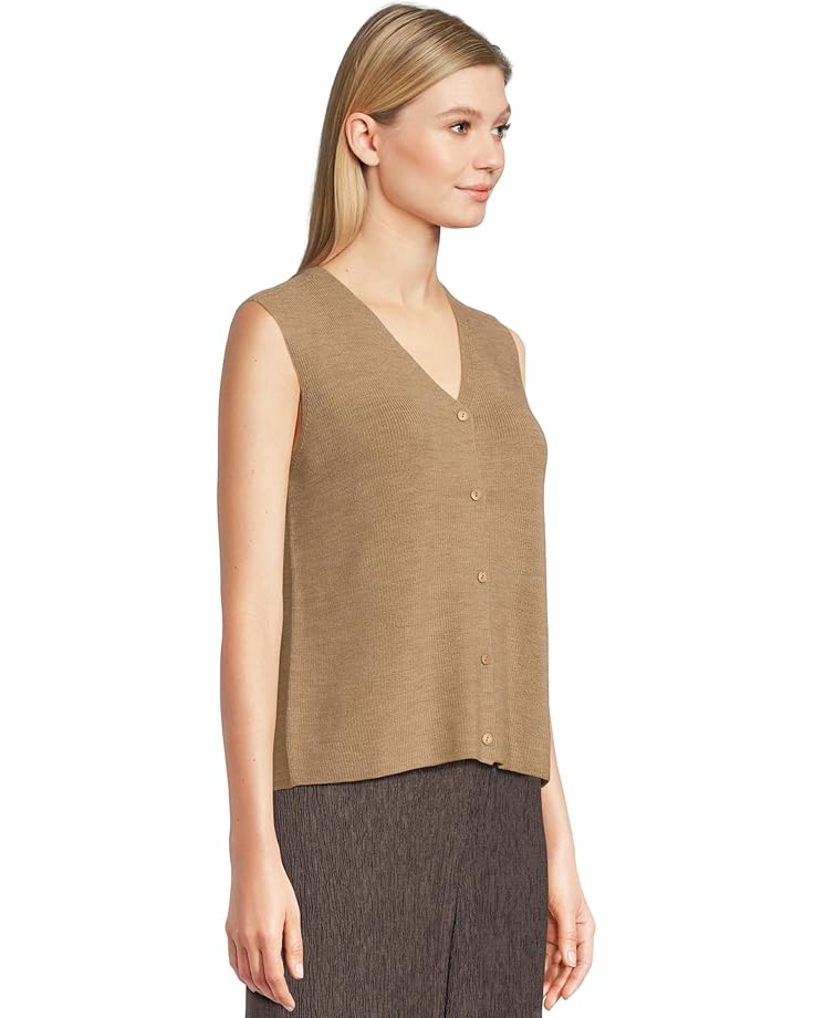 Eileen Fisher Merino V-neck Vest - #2 of 5