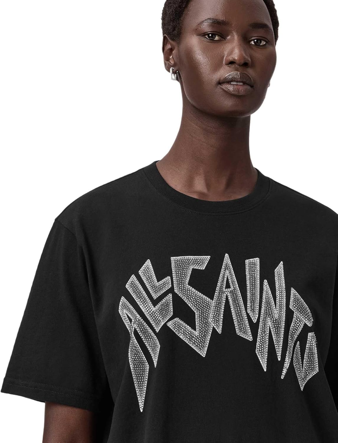 AllSaints Womens Zinc Bf Tee - Image 4