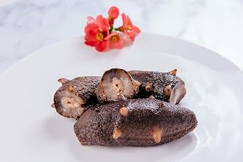 Royal Seafood USA North America Dried Sea Cucumber 8oz (small size 14-17pieces) 8oz (14-17)